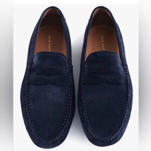 NEW REPUBLIC Monaco Suede Drivers. Navy Blue – Men’s 7.5 (fits women’s 9–9.5)